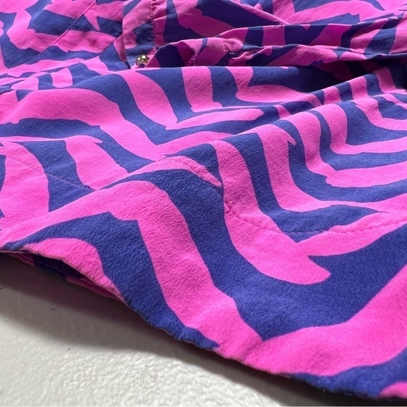 Lilly Pulitzer I Got Lucky Silk Moxy Blouse - Picture 6 of 12